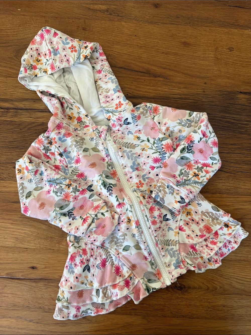 Little Sleepies Floral Hoodie